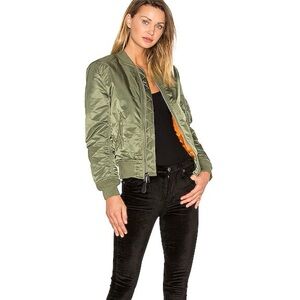 NEW! Olive Green Bomber Jacket